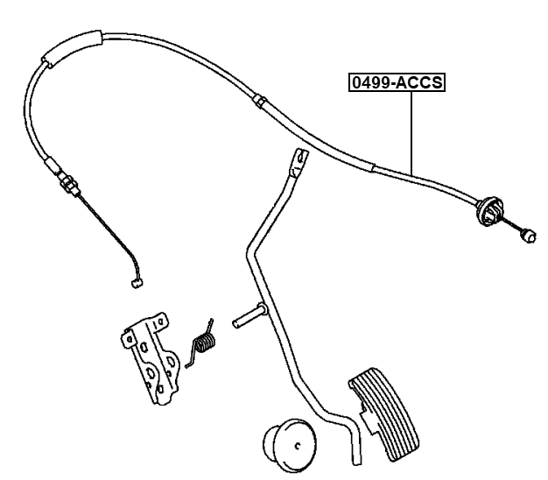 MITSUBISHI 0499-ACCS Technical Schematic
