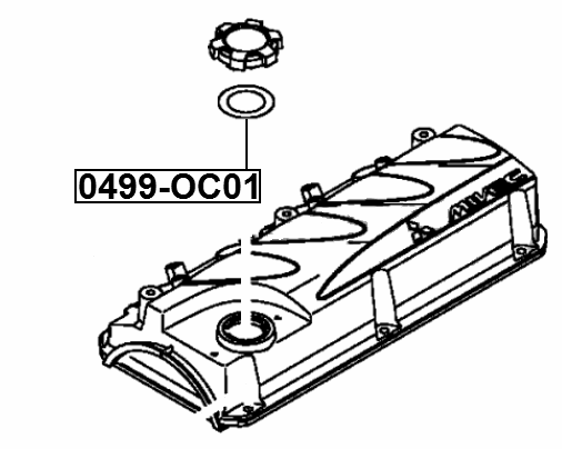 MITSUBISHI 0499-OC01 Technical Schematic