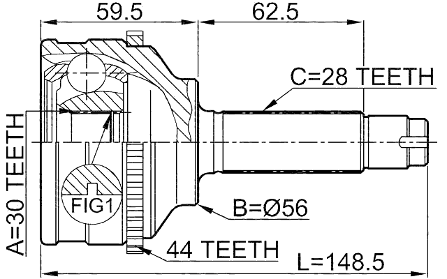 MAZDA 0510-037A44 Technical Schematic