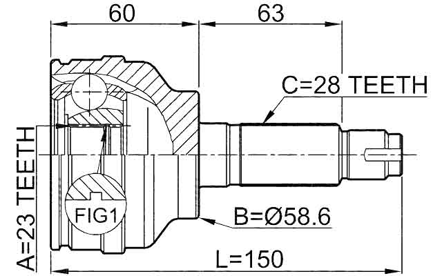 MAZDA 0510-049 Technical Schematic