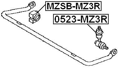 MAZDA 0523-MZ3R Technical Schematic
