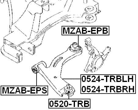 FORD 0524-TRBLH Technical Schematic