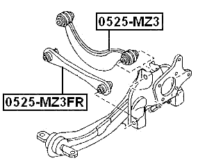 VOLVO 0525-MZ3FR Technical Schematic