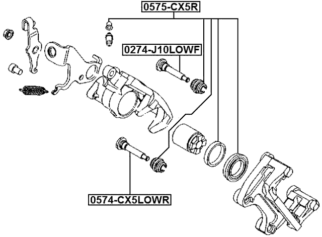 0574-CX5LOWR_SUZUKI Technical Schematic