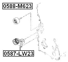 MAZDA 0588-M623 Technical Schematic