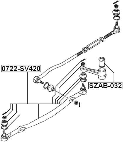 SUZUKI 0722-SV420 Technical Schematic