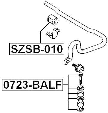 SUZUKI 0723-BALF Technical Schematic