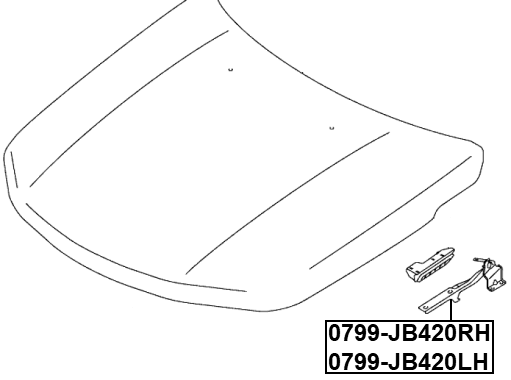 SUZUKI 0799-JB420RH Technical Schematic