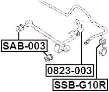 SUBARU 0823-003 Technical Schematic