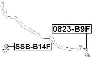 SUBARU 0823-B9F Technical Schematic