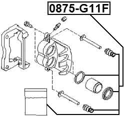 SUBARU 0875-G11F Technical Schematic