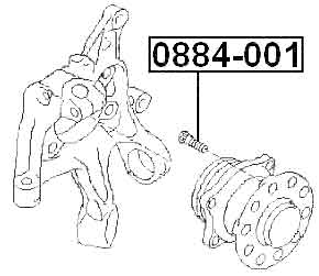 SUBARU 0884-001 Technical Schematic