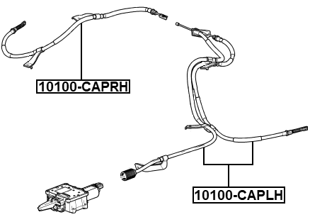 CHEVROLET 10100-CAPLH Technical Schematic