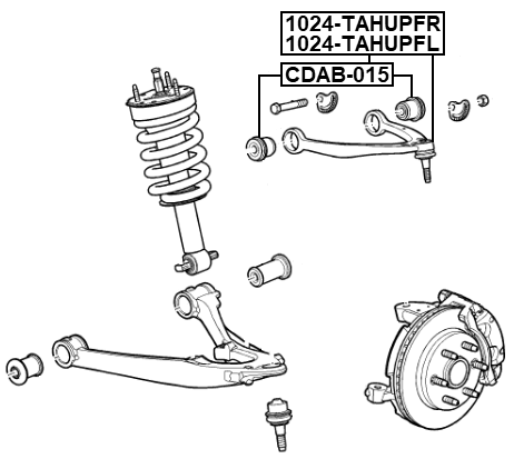 CHEVROLET 1024-TAHUPFR Technical Schematic