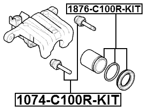 KIA 1074-C100R-KIT Technical Schematic