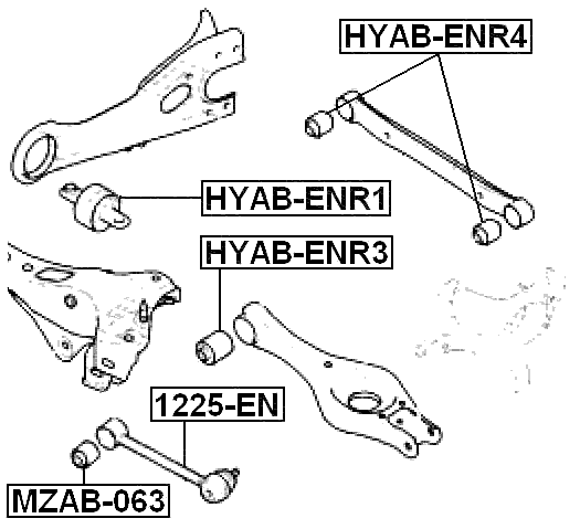 HYUNDAI 1225-EN Technical Schematic