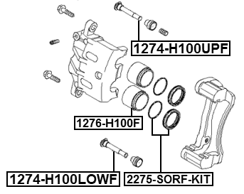 KIA 1274-H100UPF Technical Schematic
