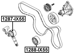 KIA 1288-IX55 Technical Schematic