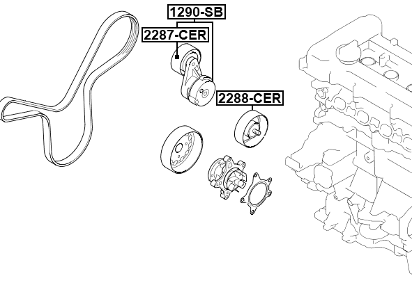 KIA 1290-SB Technical Schematic