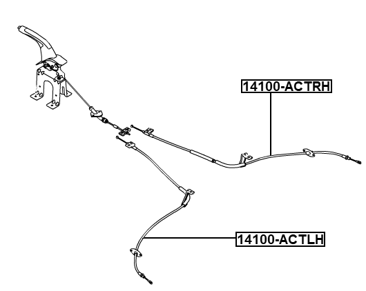 Febest 14100-ACTLH Technical Schematic