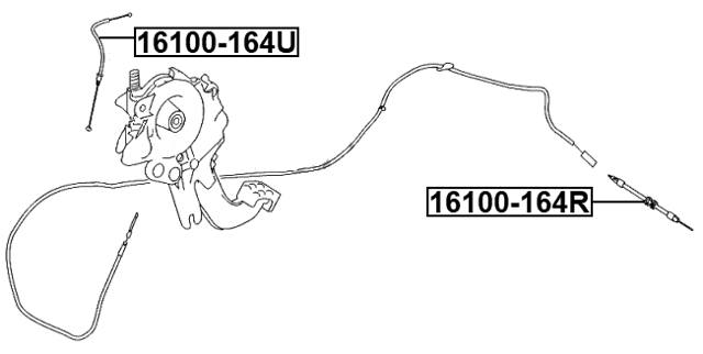 MERCEDES BENZ 16100-164R Technical Schematic