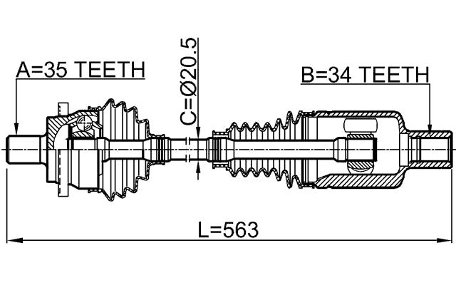 MERCEDES BENZ 1614-211LH Technical Schematic