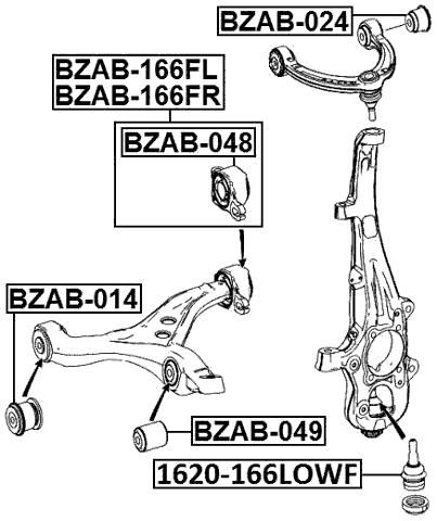 MERCEDES BENZ 1620-166LOWF Technical Schematic