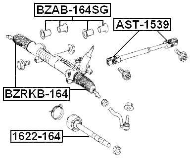 MERCEDES BENZ 1622-164 Technical Schematic