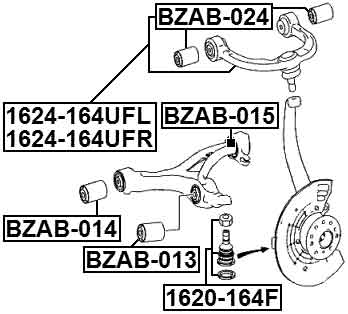 MERCEDES BENZ 1624-164UFL Technical Schematic
