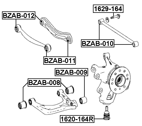 MERCEDES BENZ 1629-164 Technical Schematic