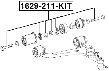 MERCEDES BENZ 1629-211-KIT Technical Schematic