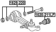 MERCEDES BENZ 1629-220 Technical Schematic