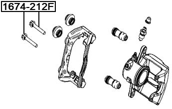 MERCEDES BENZ 1674-212F Technical Schematic