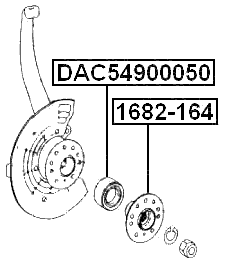 MERCEDES BENZ 1682-164 Technical Schematic