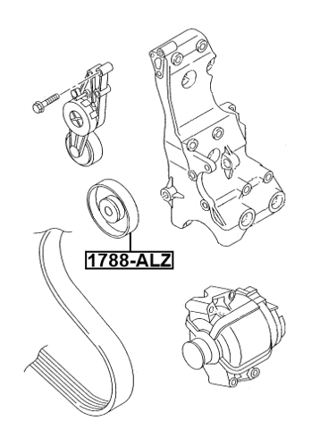 AUDI 1788-ALZ Technical Schematic