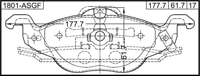 OPEL 1801-ASGF Technical Schematic