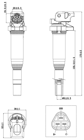 19640-001 Technical Schematic