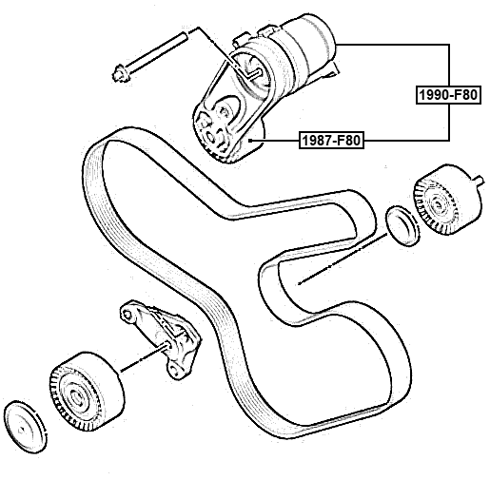 1987-F80 Technical Schematic