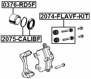 GMC 2074-FLAVF-KIT Technical Schematic