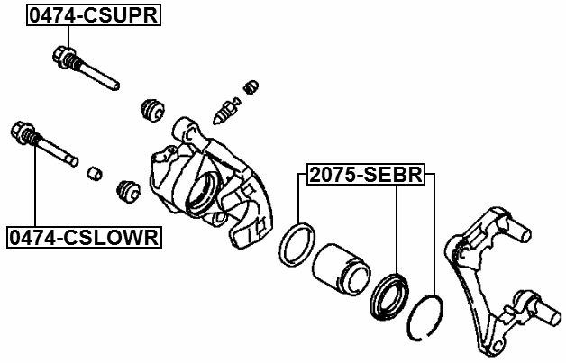 DODGE 2075-SEBR Technical Schematic