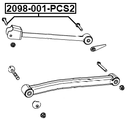 JEEP 2098-001-PCS2 Technical Schematic