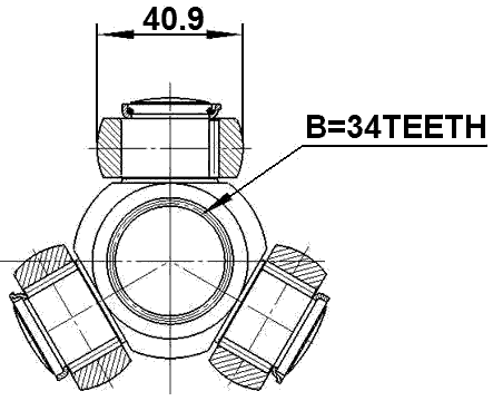 Febest 2116-GE34 Technical Schematic