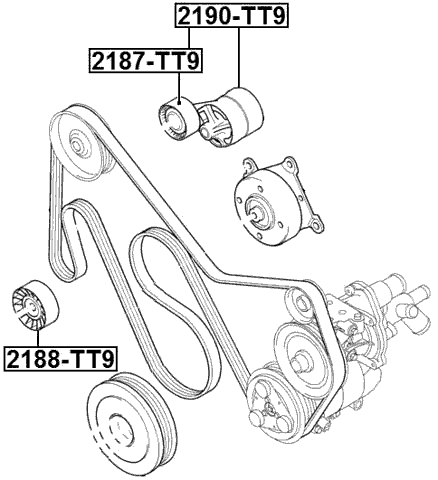 Febest 2190-TT9 Technical Schematic
