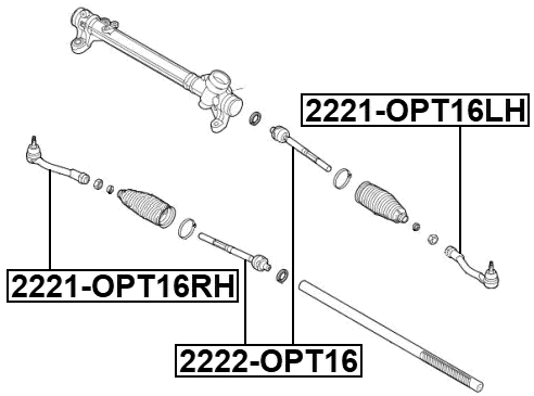 KIA 2221-OPT16LH Technical Schematic