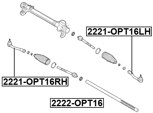 KIA 2222-OPT16 Technical Schematic