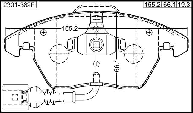 SEAT 2301-362F Technical Schematic