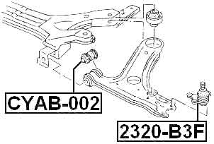 SEAT 2320-B3F Technical Schematic