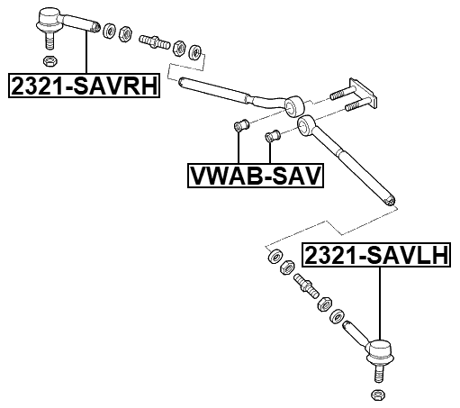 VOLKSWAGEN 2321-SAVRH Technical Schematic