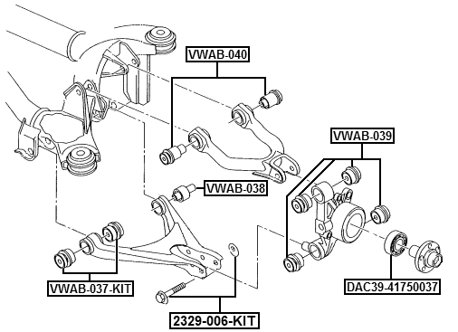 VOLKSWAGEN 2329-006-KIT Technical Schematic