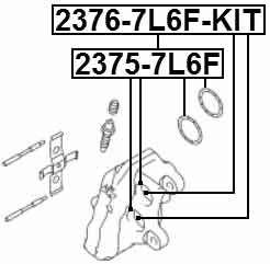 VOLKSWAGEN 2375-7L6F Technical Schematic